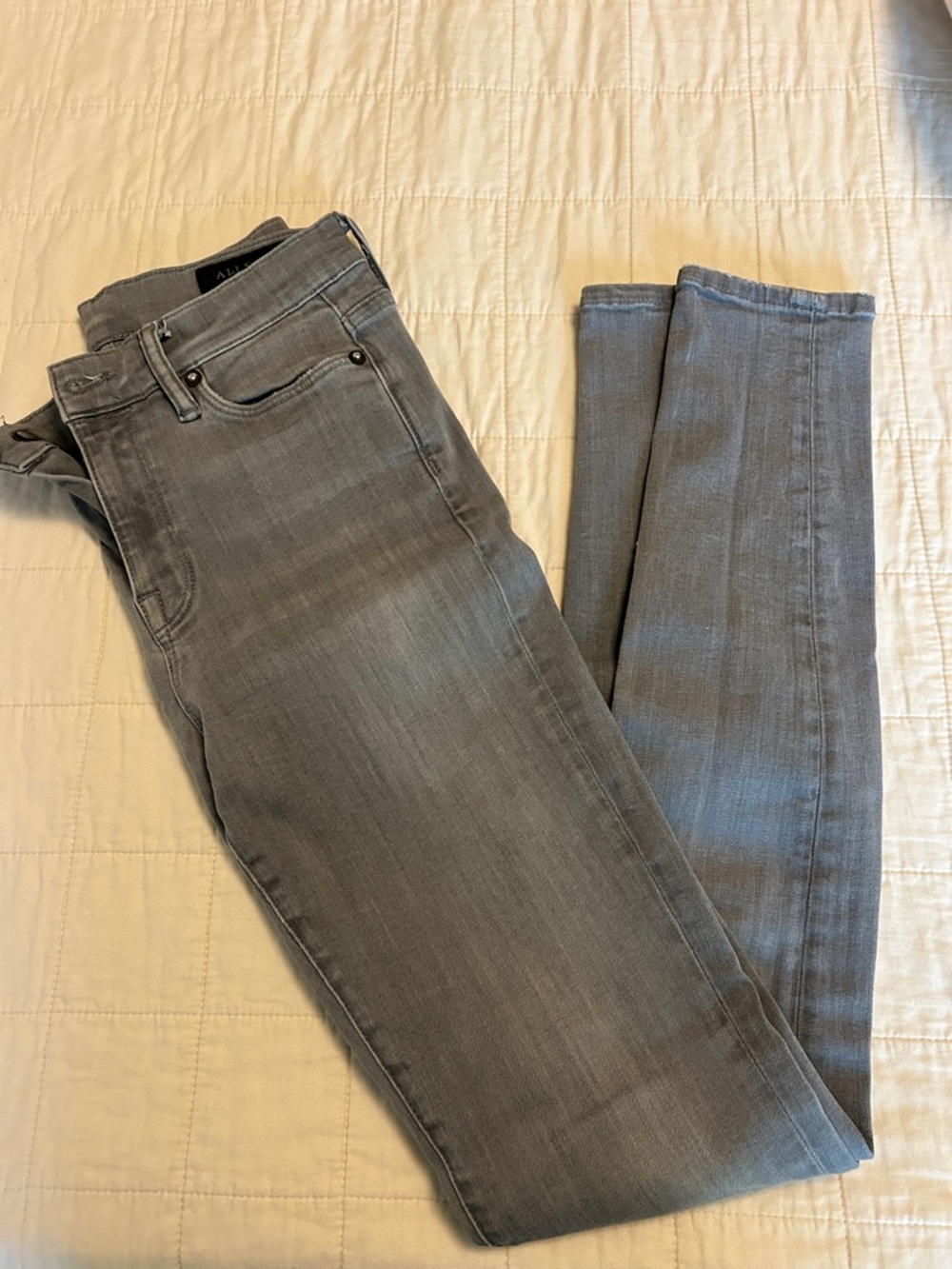 ALL SAINTS women’s grey skinny jeans